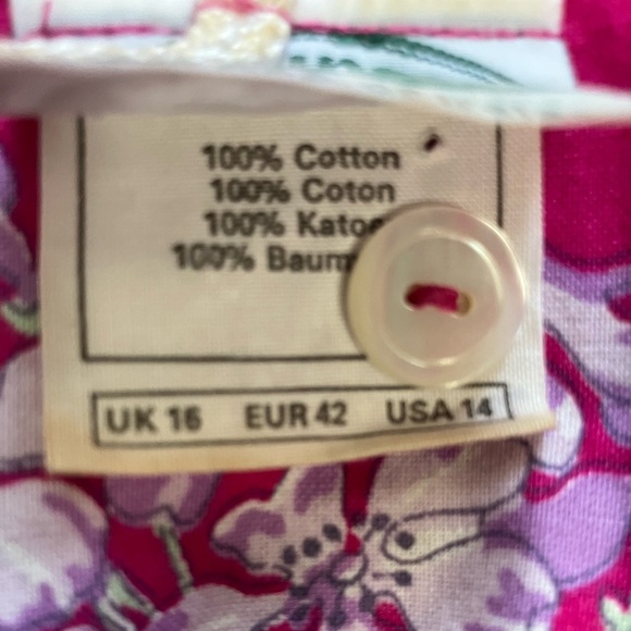 VTG 80’s Laura Ashley Maxi Pink Floral Cottagecore Prairie Dress W/Jacket Sz 14 - Picture 8 of 12